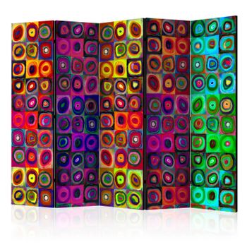 Biombo - Colorful Abstract Art Ii  (225x172 Cm)