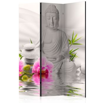Biombo - Buddha And Orchids  (135x172 Cm)