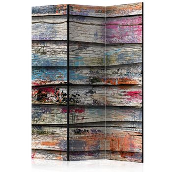 Biombo - Colourful Wood  (135x172 Cm)