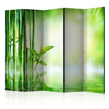Biombo - Green Bamboo Ii  (225x172 Cm)
