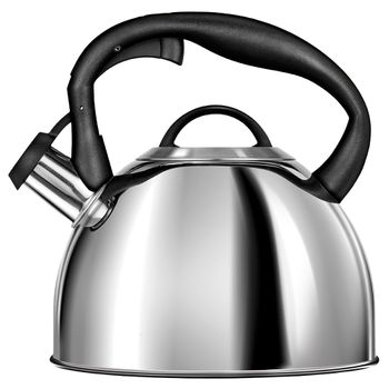 Hervidor de agua con silbato audible de 2L, utensilios de cocina para agua,  café, leche, tetera de acero inoxidable con mango de madera para cocinas  Violeta Macarena Tetera silbante