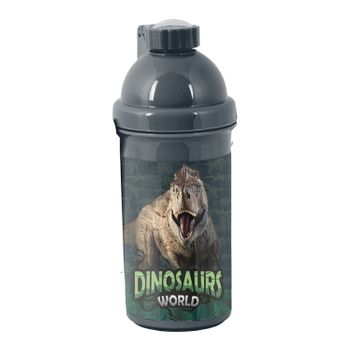 Botella De 550 Ml Para La Escuela En Un Viaje Dinosaurio Paso