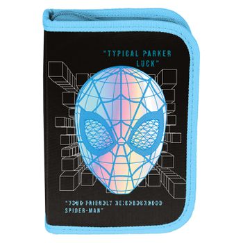 Estuche Universal De Un Compartimento Sin Accesorios Spider-man 19,5x13x3,5 Cm