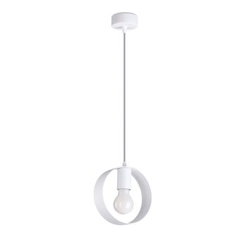 Lámpara De Techo Titran 1 Circular Blanco 120x18x5 Cm