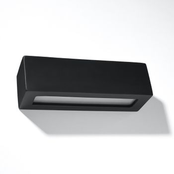 Aplique De Pared Vega Sollux   Negro