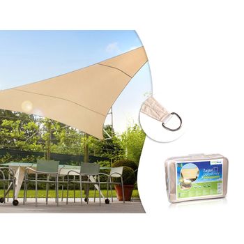 Toldo vela cuadrado 3,6 metros — jardineriadelvalles