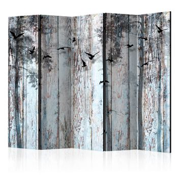 Biombo - Rustic Boards Ii  (225x172 Cm)