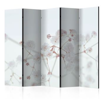 Biombo - White Flowers Ii  (225x172 Cm)