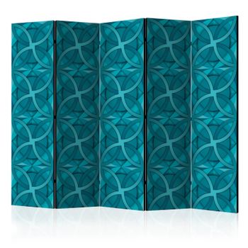 Biombo - Geometric Turquoise Ii  (225x172 Cm)