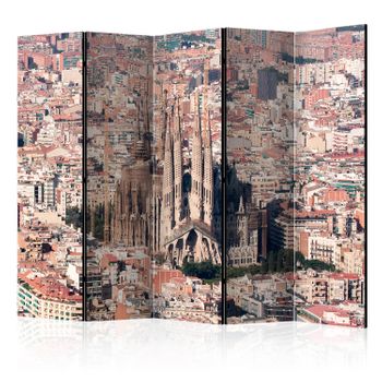 Biombo - Heart Of Barcelona Ii  (225x172 Cm)