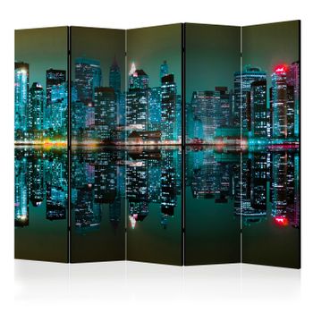 Biombo - Gold Reflections - Nyc Ii  (225x172 Cm)