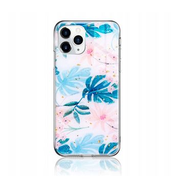 Forcell Marble Funda Silicona Iphone 11 Pro 5.8" Flores