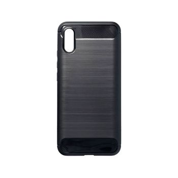 Funda Forcell Silicona Carbono Xiaomi Redmi 9a Negro