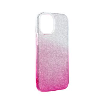 Funda Silicona Forcell Apple Iphone 12 Mini Rosa/blanco