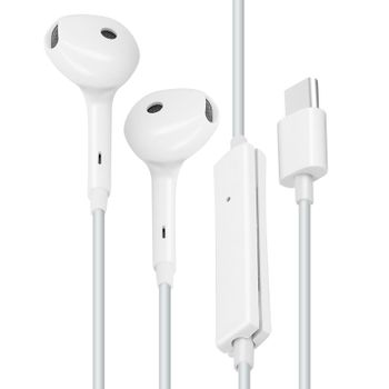 Oppo : Auriculares in-ear (USB-C) - Blanco (blíster)