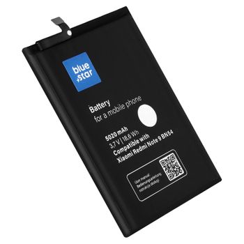 Batería De Repuesto Xiaomi Redmi Note 9 5020mah Bn54 Negro Blue Star