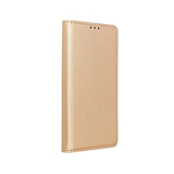 Funda De Tipo Flip Cover Premium Dorada Para Samsung S22 Ultra