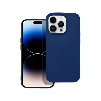 Funda Silicona 14 Pro Max Azul Marino