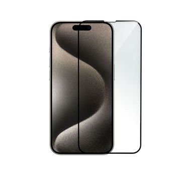 Film Vidrio Iphone 15 Pro Max Pantalla Completa Negro