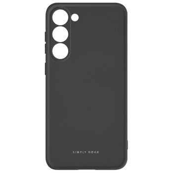 Funda Para Samsung S23 Plus Silicona Mate Tacto Suave Roar Space Negro