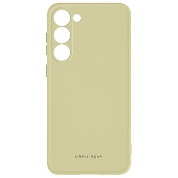 Funda Para Samsung S23 Plus Silicona Mate Tacto Suave Roar Space Beige