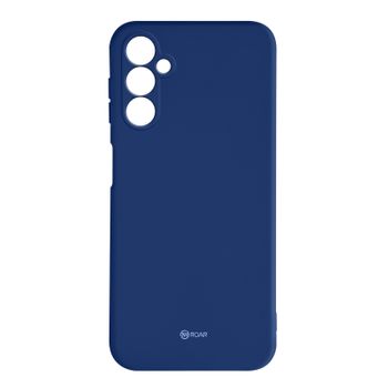 Carcasa Para Samsung A14 4g Y 5g Silicona Flexible Acabado Mate Roar Jelly Azul