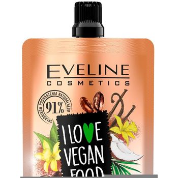 Eveline Cosmetics Exfoliante Corporal De Vainilla Latte Vegan Food 75 Ml