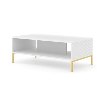 Mesa De Centro Surf 90x60x43 Blanco