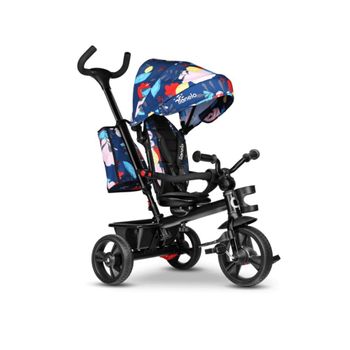 Triciclo Infantil Evolutivo Con Asiento Giratorio 360º Haari Blue Navy De Lionelo