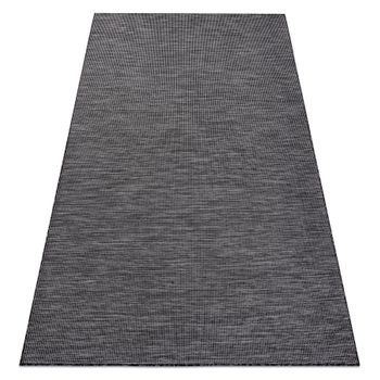 Alfombra Sisal Patio 2778 Tejido Plano Negro / Beige 117x170 Cm