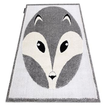 Alfombra Infantil Moderna Joy Fox, Zorro Para Niños - Estructura Dos  140x190 Cm