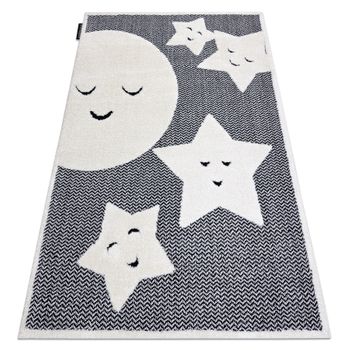 Alfombra Infantil Moderna Joy Moon Luna, Zorro Para Niños - Estructur 140x190 Cm