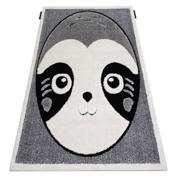 Alfombra Infantil Moderna Joy Panda Para Niños - Estructura Dos Nivel 140x190 Cm