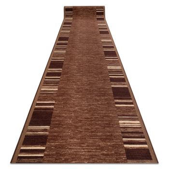 Alfombra De Pasillo Con Refuerzo De Goma  Adagio Marrón 67x110 Cm