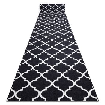 Alfombra De Pasillo Con Refuerzo De Goma  Enrejado Trébol Marroquí N 57x120 Cm