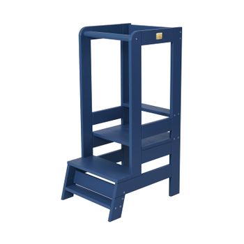 Torre De Aprendizaje / Taburete Azul Meowbaby