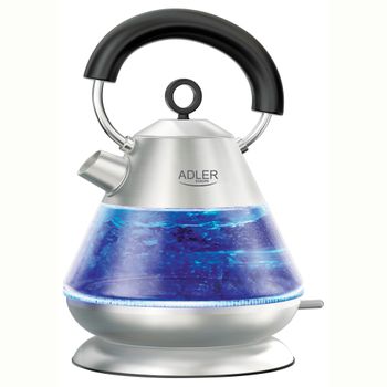 Hervidor de Agua Caprizze Nara 2200 W de Acero Inoxidable con Termómetro  Integrado Capacidad 1.8 L