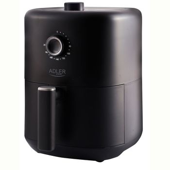 Freidora De Aire Caliente 3 Litros, Sin Aceite, Temporizador, Temperatura  80–200°c, Airfryer Negro 2200w Adler Ad6310