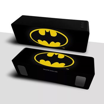 Altavoz Bt Stereo 2.1 Portátil Inalambrico 10w Batman 001 Dc Negro