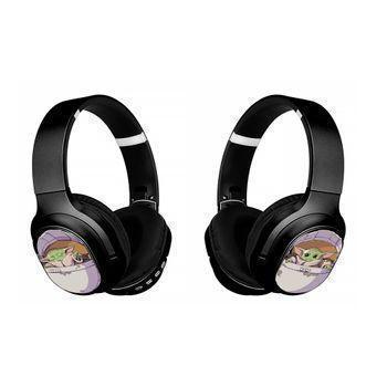 Headphones Stereo Inalambricos Con Micro Baby Yoda 003 Star Wars Negro