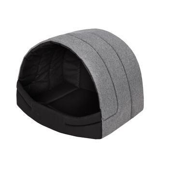 Cama Para Perro R1 45x33x28 Gris Oscuro Ecolen Suflera