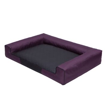 Cama Para Perro Victoria Talla Xxl: 118x78x20 Burdeos Y Negro