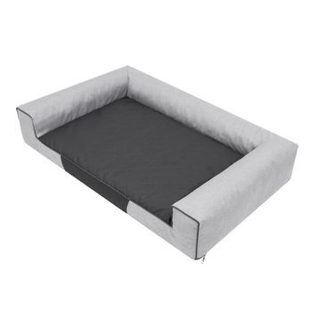 Cama Para Perro Victoria Talla L: 80x55x17 Gris Claro Ecolen