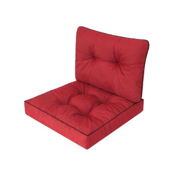 Cojines Emma Tech Para El Sillón De Jardín Technorattan R1 50x50 Rojo