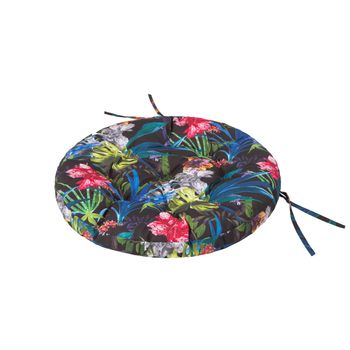 Cojín Para Columpio O Silla De Jardín Stork Nido De Ciguena 65cm Hojas De Colores