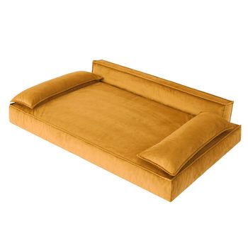 Cama Para Perros Champion Talla Xl: 99x66 Amarillo