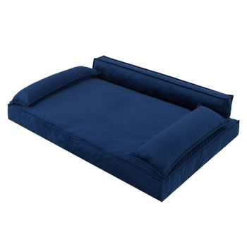 Cama Para Perros Champion Talla Xl: 99x66 Azul Marino