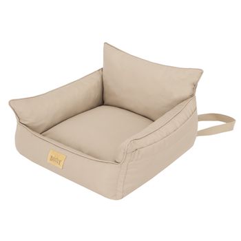 Asiento Bee Transporte De Mascotas En Coche 57x55 Beige Oxford