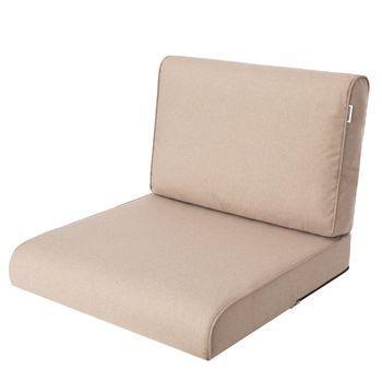 Cojines Nel Para Sofá O Sillones De Jardín En Ratán, R1 50x50 Beige