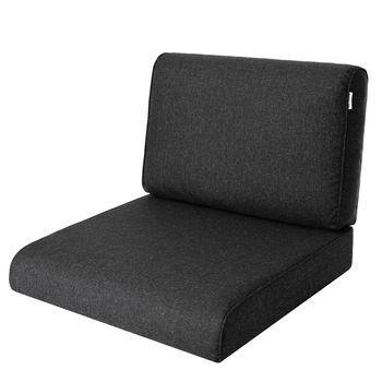 Cojines Nel Para Sofá O Sillones De Jardín En Ratán, R2 60x60 Negro